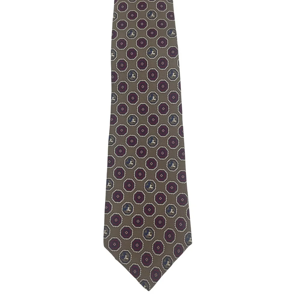 Balancine The Tie Works Disney Mickey Mouse Graphic Silk Tie 1980's USA